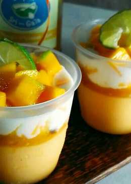 Mango thai silky puding