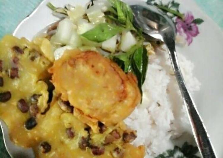 resep lengkap untuk Pecel plus peyek kacang ala mama allya