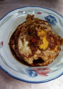 Telur mata sapi asem kecap