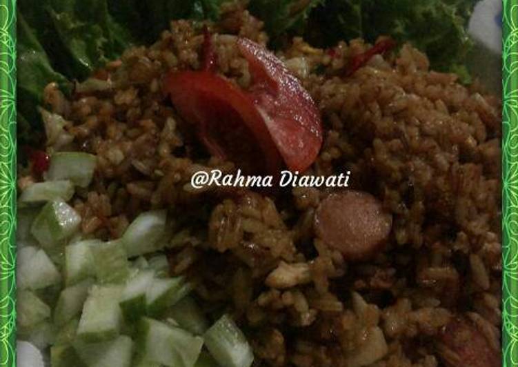 gambar untuk cara membuat Nasi goreng simple