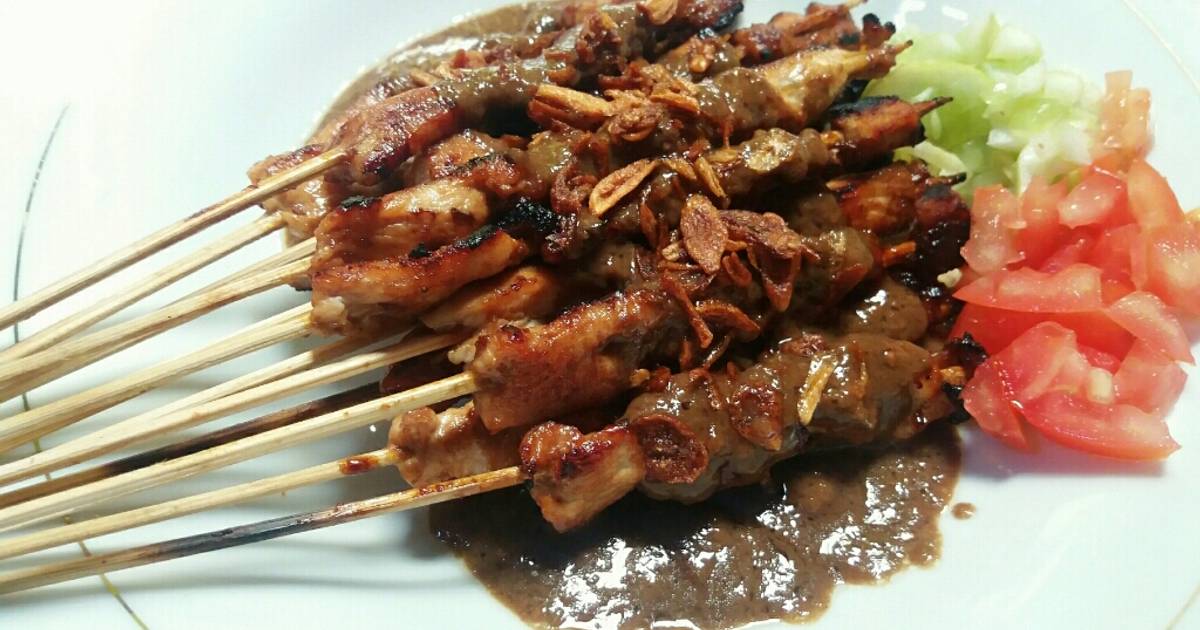 642 resep sate ayam bumbu kacang enak dan sederhana Cookpad