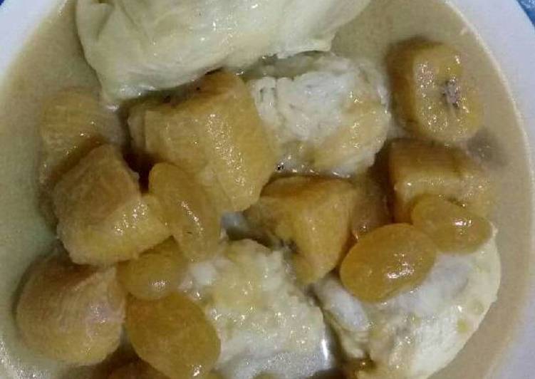 Resep Kolak ketan duren Kiriman dari dapur momie sheina