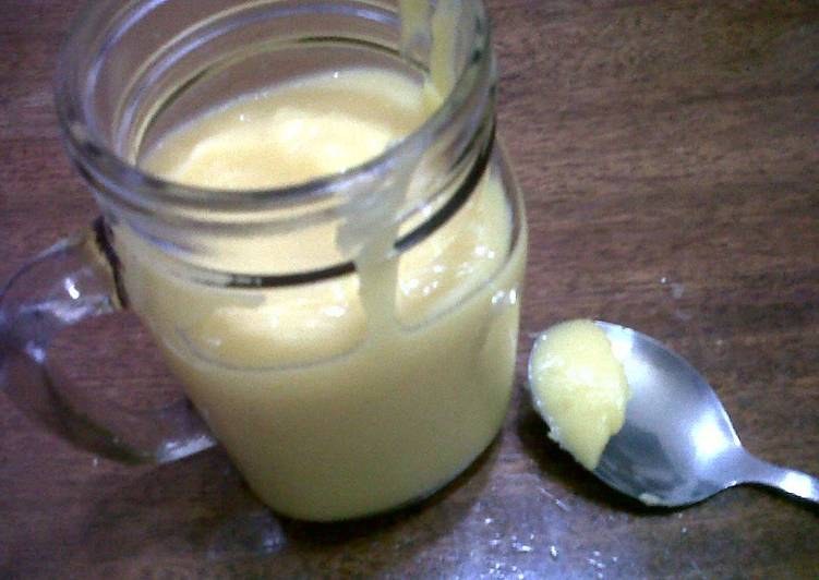 bahan dan cara membuat Lemon Curd