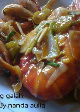 Udang galah asem manis