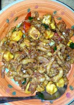 Jamur krispy saos teriyaki