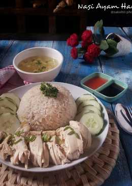 Hainan Chicken Rice dengan rice cooker