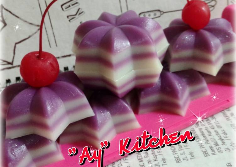 Resep Kue Lapis (Tepung Beras) ?? Kiriman dari Liya Aya