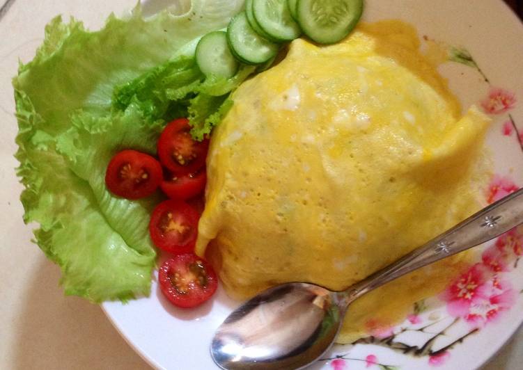  Resep  Omurice  Nasi  Goreng  ala Korea oleh finka amalia 