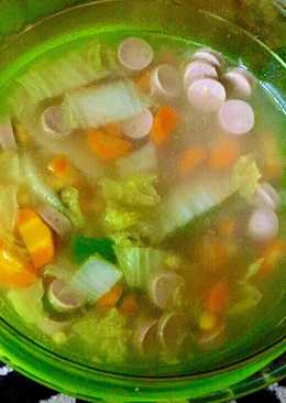 Sayur Sop Sosis Simple