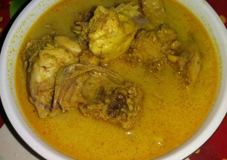 resep masakan Kari Ayam Kampung ala Ria