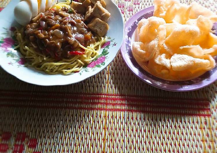 gambar untuk resep Mie Kuning Basah Siram Tauco