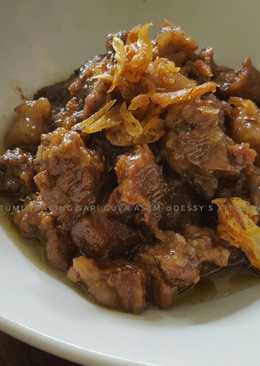 Tumis daging sapi gula asem