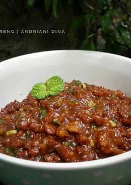 Daging Isian Roti Goreng/Bapao