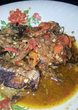 Ikan panggang pedas enak