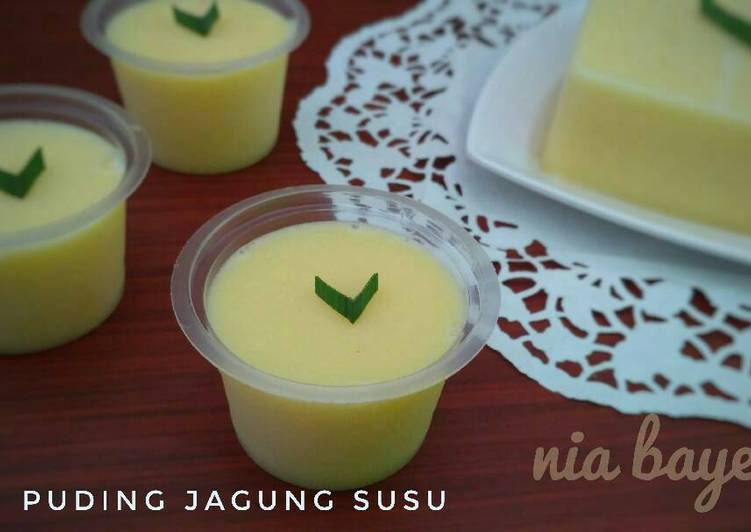 resep makanan Puding jagung susu