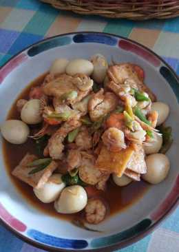 Udang campur masak saori