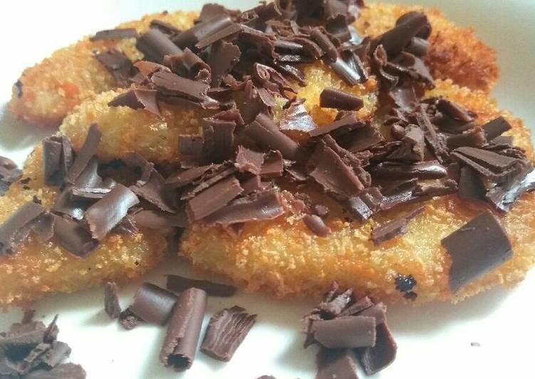 cara membuat Pisang goreng ketemu jodoh