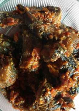 Lele goreng bumbu balado
