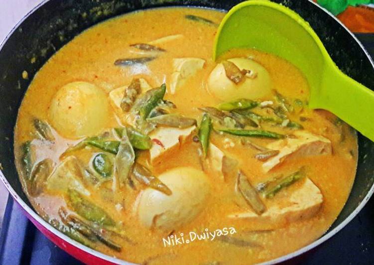 Resep Gulai  Telur  Padang  Tahu Buncis oleh Niki s Tummy 