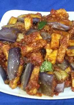 Sambal Balado terong tempe dan tahu (NO MSG)