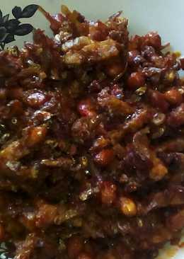 Sambal kacang teri, orek tempe