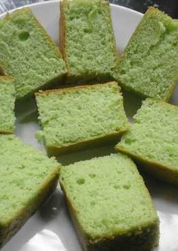 Bolu pandan santan panggang