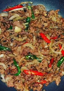 Sapi lada hitam rumahan