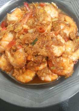 Udang telur saus mentega