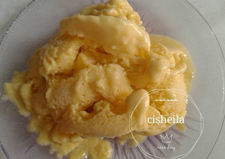 gambar untuk resep Ice cream mangga