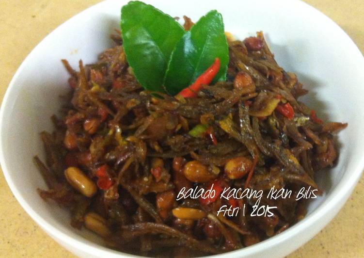 resep masakan Balado Kacang Ikan Bilis