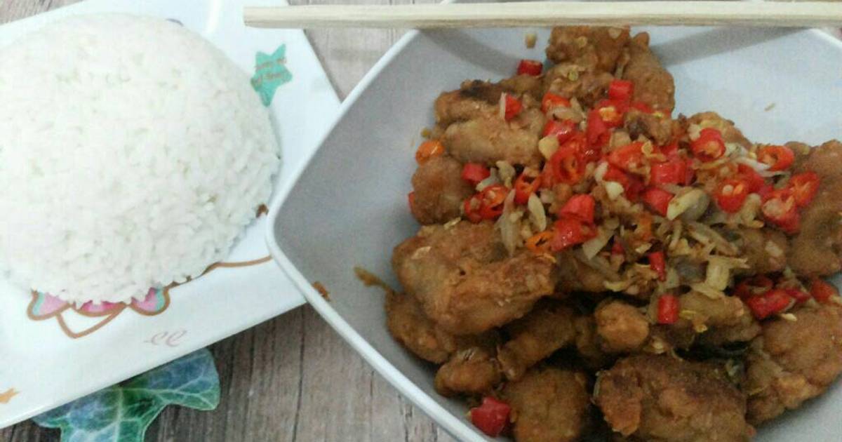 Resep Ayam Cabai Garam ala TamiCica