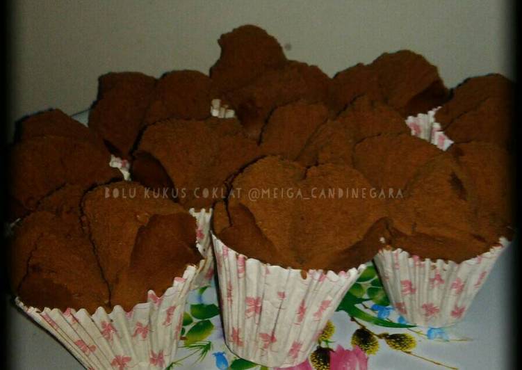 bahan dan cara membuat Bolu Kukus Coklat (tanpa air Soda)+tips