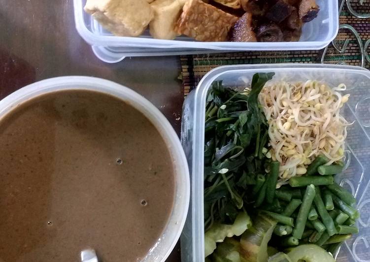 resep makanan Rujak cingur(pake kulit sapi, krn susah dptnya) rumahan ala metha