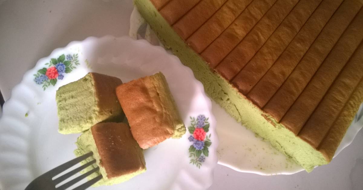 Resep Green Tea Ogura Cake for matcha lovers!