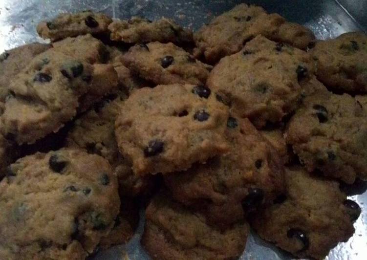 resep makanan Chocolate chips cookies (vanilla)