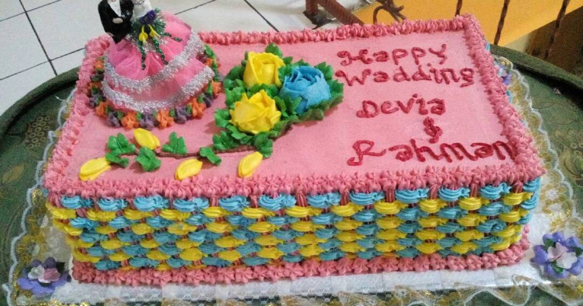 Resep CAKE PENGANTIN LAPIS MALANG