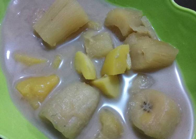 resep makanan Kolak ubi singkong pisang