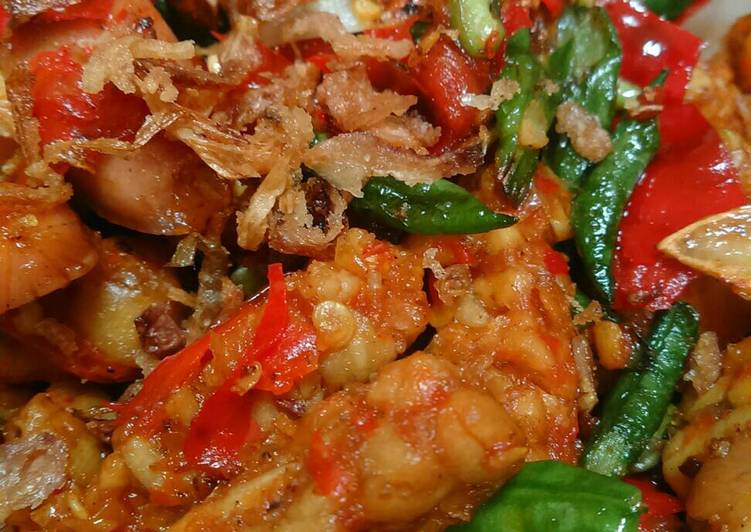 Resep Tempe sambel terasi Karya Hajrah Shaheerah