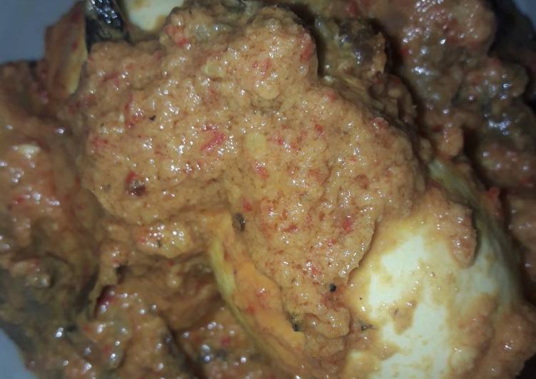 Kalio Daging,, telor dan kentang #BikinRamadanBerkesan