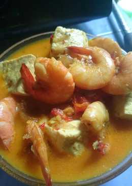 Gulai udang tahu khas padang