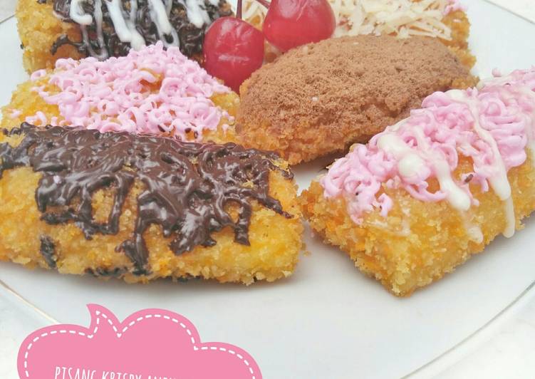 gambar untuk cara membuat Pisang Krispy Aneka Toping