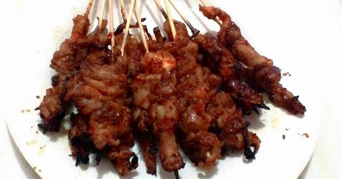 Resep Sate Jamur bumbu rujak oleh Prathidina - Cookpad