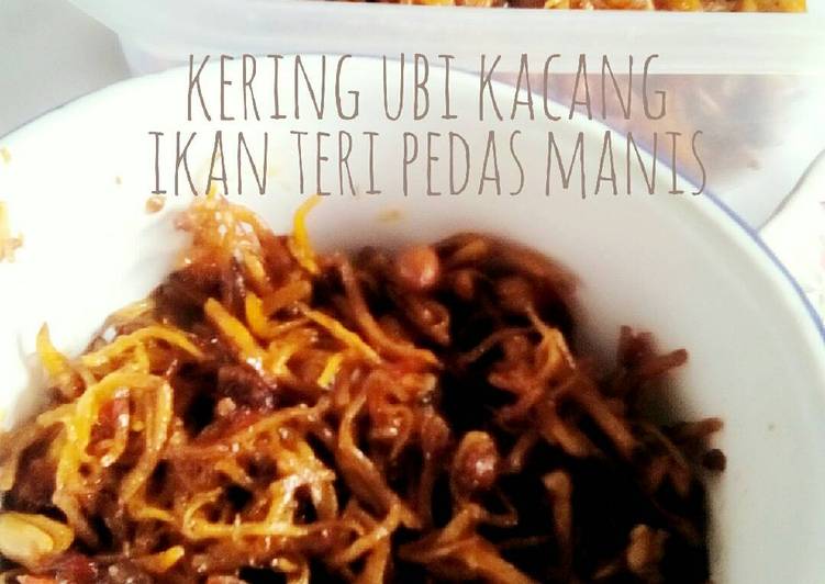 gambar untuk resep Kering ubi kacang ikan teri pedas manis