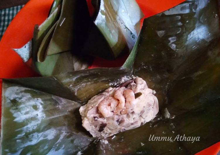 resep lengkap untuk Botok jamur sawit TeTa (tempe tahu)