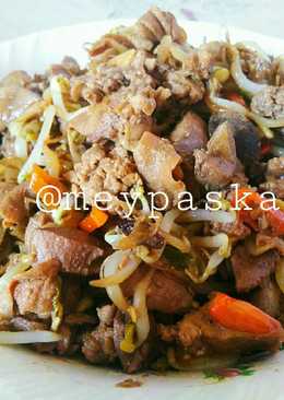 Rempela Hati Ayam Kampung Tauge Pedas ala Cimey