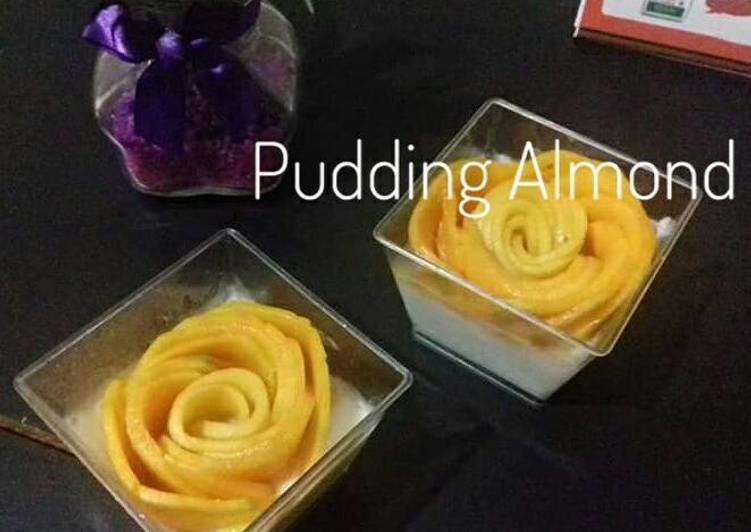 gambar untuk resep makanan Pudding Almond