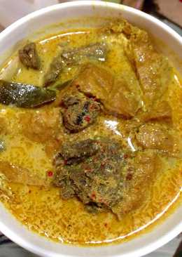 Gulai Daging Tahu