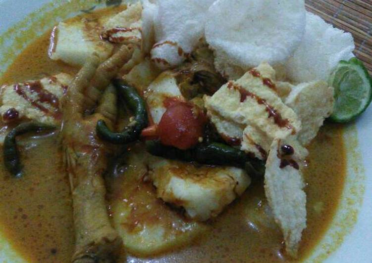 resep makanan Lontong kari ayam