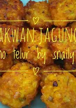 Bakwan jagung simple tanpa telur