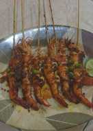 Udang bakar (panggang di tevlon)